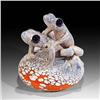 Image 1 : Smallhouse 2002 Rite of Spring Frogs Paperweight