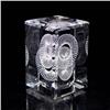 Image 1 : Laser Light Interlocking Rings Laser Paperweight