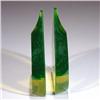 Image 2 : Pair of Yellow and Blue Abstract Paperweight Set