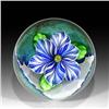 Image 1 : Mayauel Ward 2004 Mini Blue Flower Paperweight