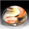 Image 1 : Abstract Design Opaque Swirl Paperweight