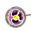 Image 2 : Julie Scrutton Lewis Millefiori Pansy Stick Pin