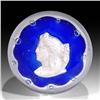 Image 1 : Antique Sulphide Cameo Woman Paperweight