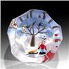 Image 1 : Perthshire 1998 Holiday Sled Paperweight