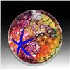 Image 1 : Peter Raos 2003 Pink Coral Garden Paperweight