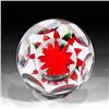 Image 1 : Rick Ayotte 2003 Miniature Red Dahlia Paperweight