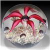 Image 1 : Antique Pink Flower And Bubbles Paperweight