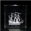 Image 1 : Image 3 Crystal Spanish Galleon By Lebedev