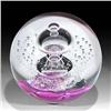Image 1 : Selkirk Glass 1995 Filigree Abstract Paperweight