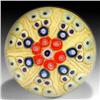 Image 1 : Strathearn Glass Millefiori Spokes Paperweight