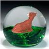 Image 2 : Tom St Clair Studio Glass Cow Paperweight