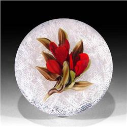 David and Jon Trabucco 2003 Flowers Paperweight