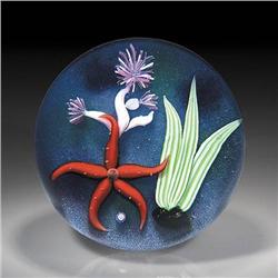 Baccarat 1996 Red Starfish Paperweight