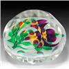 Image 2 : Chinese Faceted Pansy Paperweight