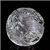 Image 1 : Clear Hollow Cut Glass Paperweight