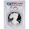 Image 1 : 2014-W $1 American Silver Eagle Proof Coin PCGS PR69DCAM W/Edmund C. Moy Signature