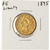 Image 1 : 1895 $5 Liberty Head Half Eagle Gold Coin
