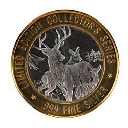 .999 Fine Silver Grand Casino $10 Limited Edition Collector's Series Gaming Token