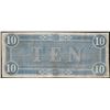 Image 2 : 1864 $10 Confederate States of America Note