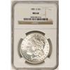 Image 1 : 1881-S $1 Morgan Silver Dollar Coin NGC MS64