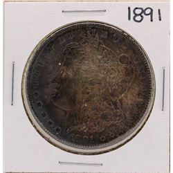 1891 $1 Morgan Silver Dollar Coin Nice Toning