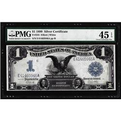 1899 $1 Black Eagle Silver Certificate Note Fr.235 PMG Choice Extremely Fine 45EPQ