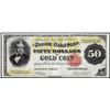 Image 1 : 1882 $50 Gold Certificate Note