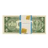 Image 2 : Pack of (100) Consecutive 1935G No Motto $1 Silver Certificate Notes