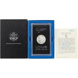 1883-CC $1 Morgan Silver Dollar Coin GSA Hoard Uncirculated w/ Box & COA