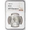 Image 1 : 1900 $1 Morgan Silver Dollar Coin NGC MS64