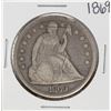 Image 1 : 1869 $1 Seated Liberty Silver Dollar Coin