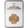 Image 1 : 1894 $10 Liberty Head Eagle Gold Coin NGC MS61