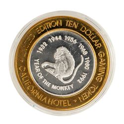 .999 Fine Silver Sam Boyd's California Casino $10 Limited Edition Gaming Token