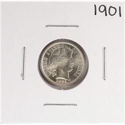 1901 Barber Dime Coin