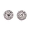 Image 1 : 14KT White Gold 0.95 ctw Diamond Stud Earrings