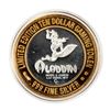 Image 2 : .999 Silver Aladdin Resort Casino Las Vegas, NV $10 Casino Limited Edition Gaming Token