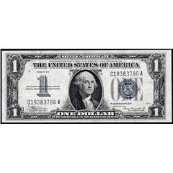 1934 $1 Funnyback Silver Certificate Note