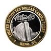 Image 1 : .999 Fine Silver Atlantis Casino & Resort Reno, NV $10 Limited Edition Gaming Token