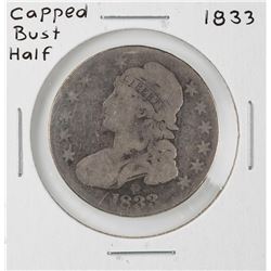 1833 Capped Bust Half Dollar Coin
