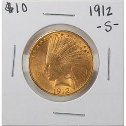 1912-S $10 Indian Head Eagle Gold Coin