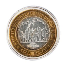 .999 Fine Silver Tropicana Las Vegas, Nevada $10 Limited Edition Gaming Token