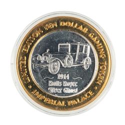 .999 Silver Imperial Palace Hotel & Casino Las Vegas $10 Limited Edition Gaming Token