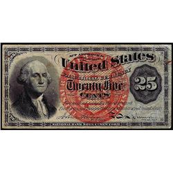 March 3, 1863 Fourth Issue Twenty-Five Cent Fractional Currency Note
