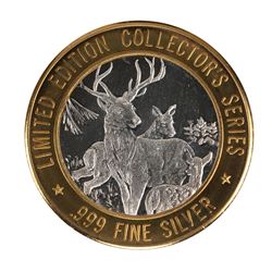 .999 Fine Silver Grand Casino $10 Limited Edition Collector's Series Gaming Token
