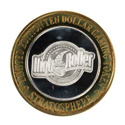 .999 Silver Stratosphere Las Vegas, NV $10 Casino Limited Edition Gaming Token