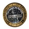 Image 1 : .999 Fine Silver Harveys Resort Lake Tahoe, Nevada $10 Limited Edition Gaming Token