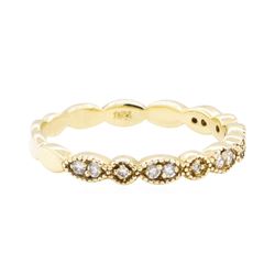 14KT Yellow Gold 0.15 ctw Diamond Ring