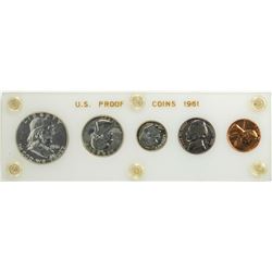 1961 (5) Coin Proof Set