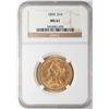 Image 1 : 1894 $10 Liberty Head Eagle Gold Coin NGC MS61