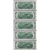 Image 2 : Lot of (5) 1976 $2 Federal Reserve Notes Dallas First Day Stamps